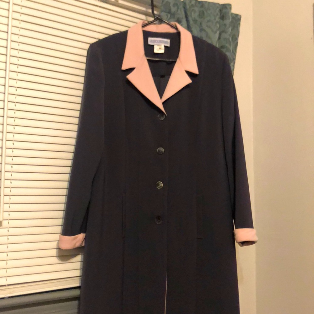 Gray Long Suit Jacket